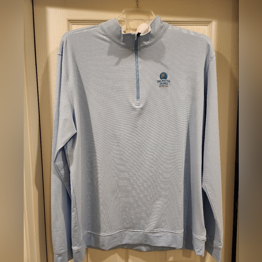 NWT Blue XXL Straight Down Golf Performance Quarter Zip Palmetto Dunes HHI - Picture 2 of 6
